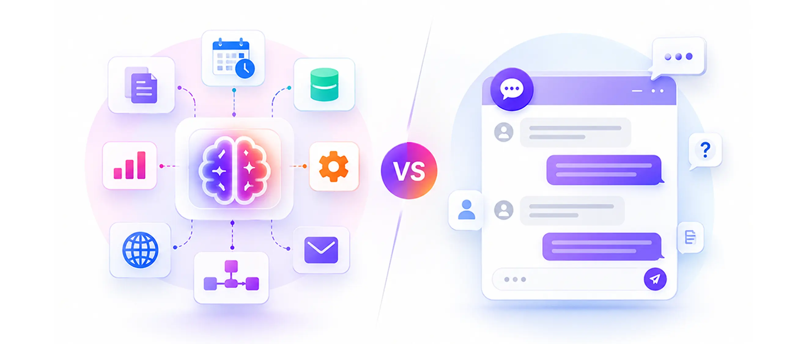 AI agent vs chatbot: What's the key differences