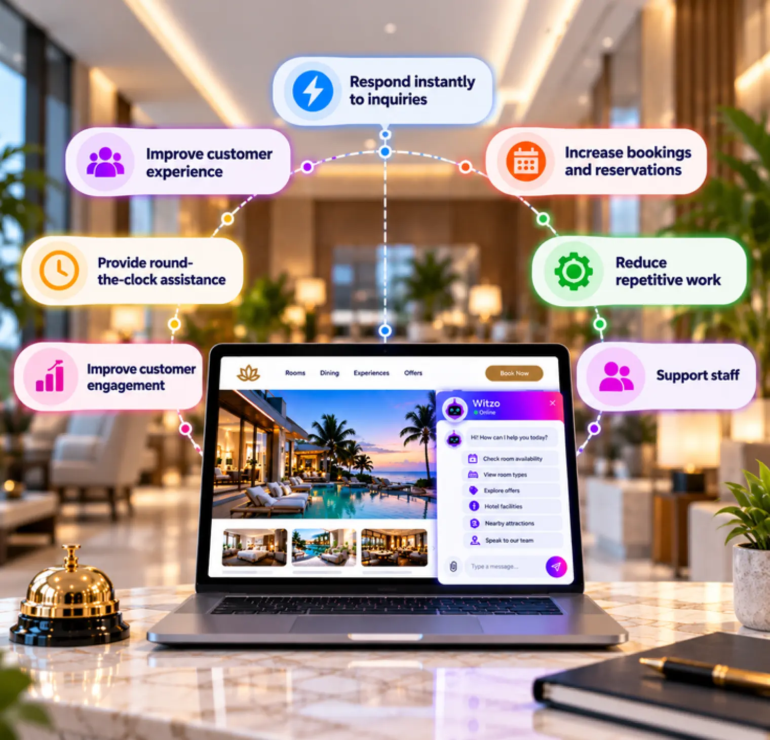 Hospitality AI Chatbot Use Cases