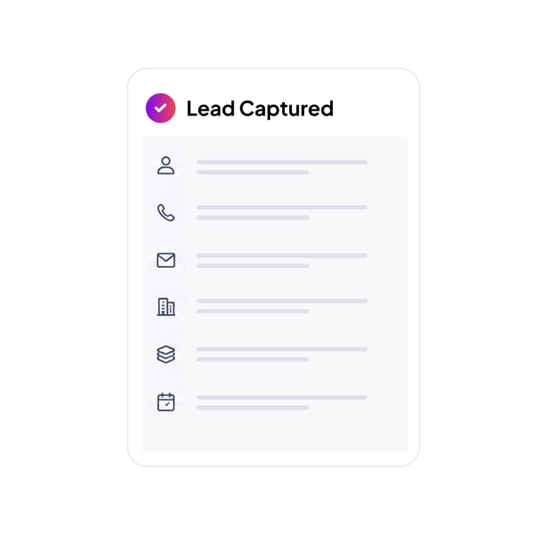 Capture Leads During the Conversation