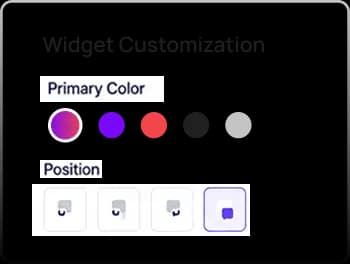 Customizable Widget