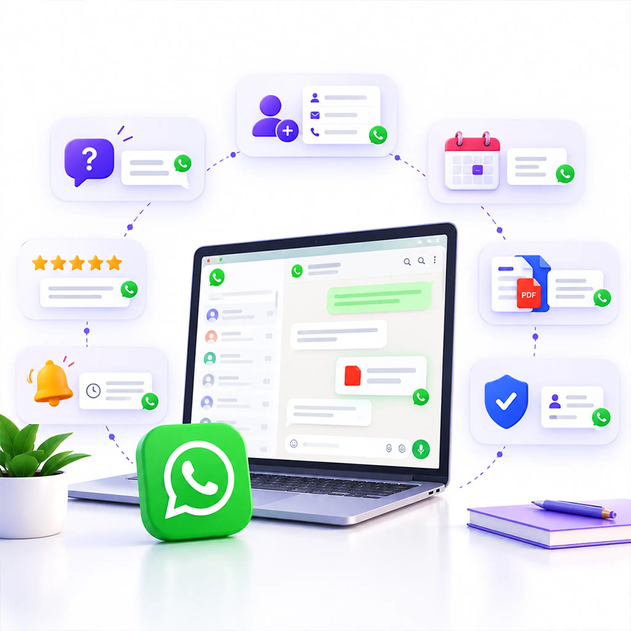Common Tasks Automated by WhatsApp AI Chatbot