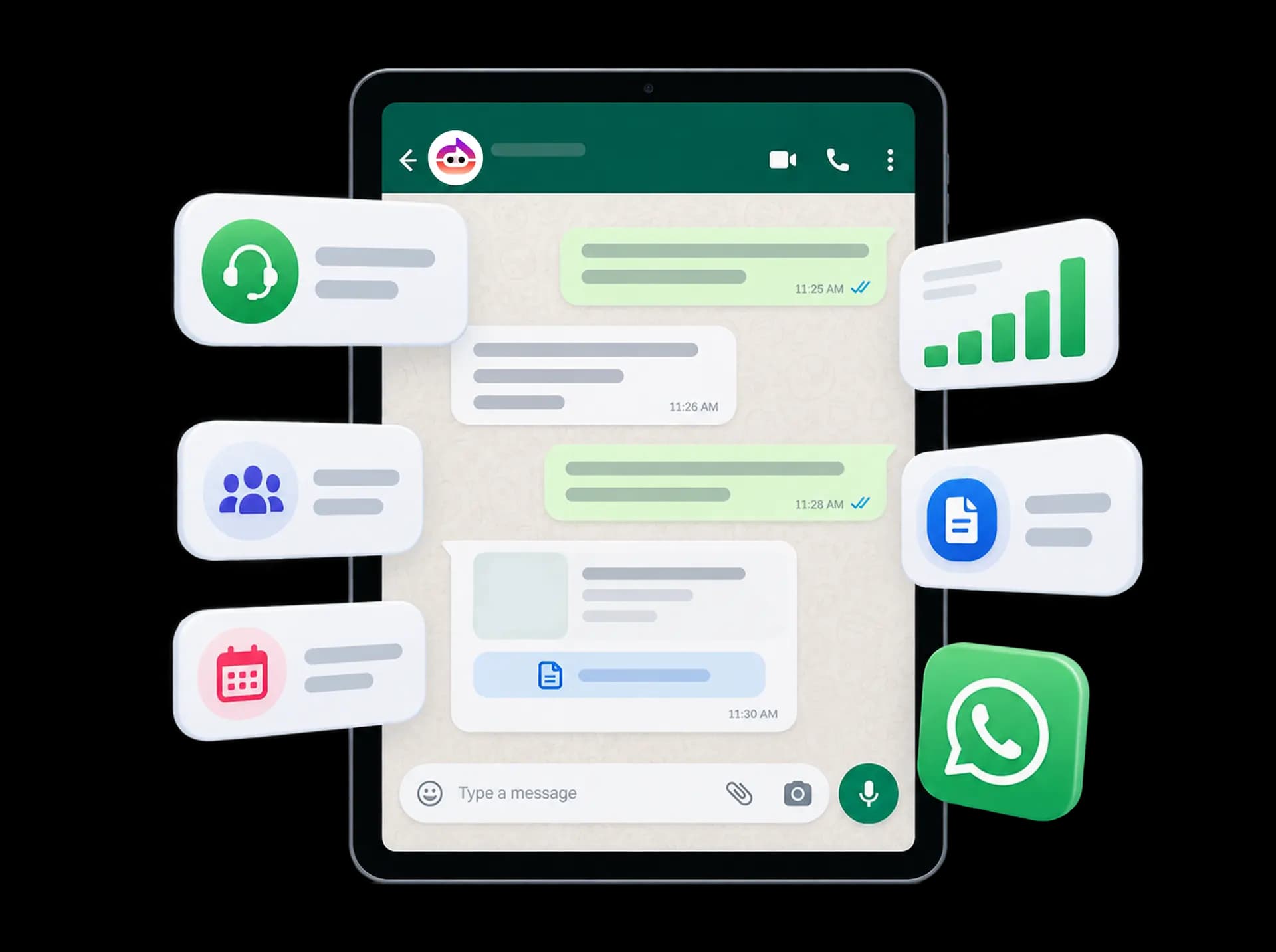 Next-gen AI Chat platform mockup