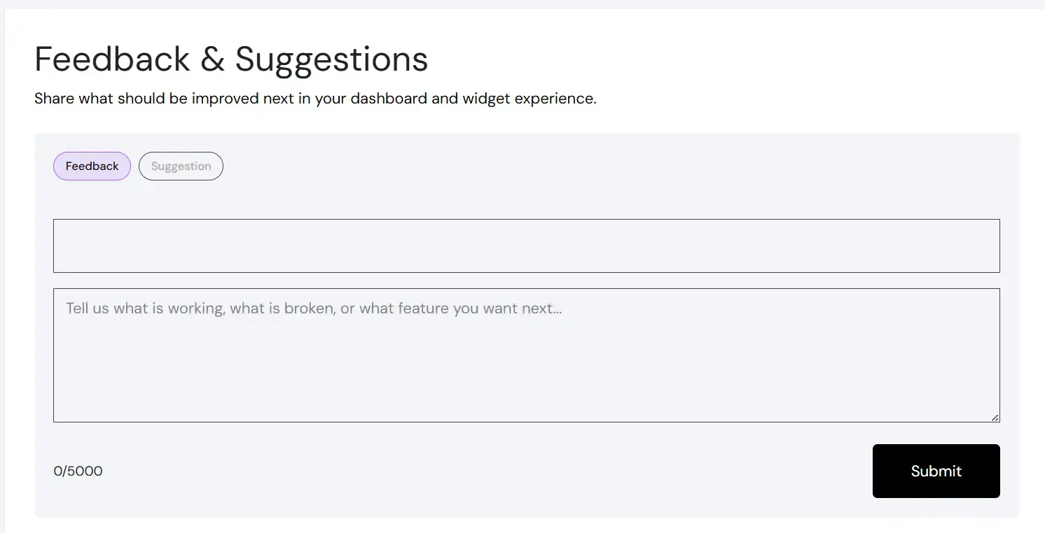 Feature request