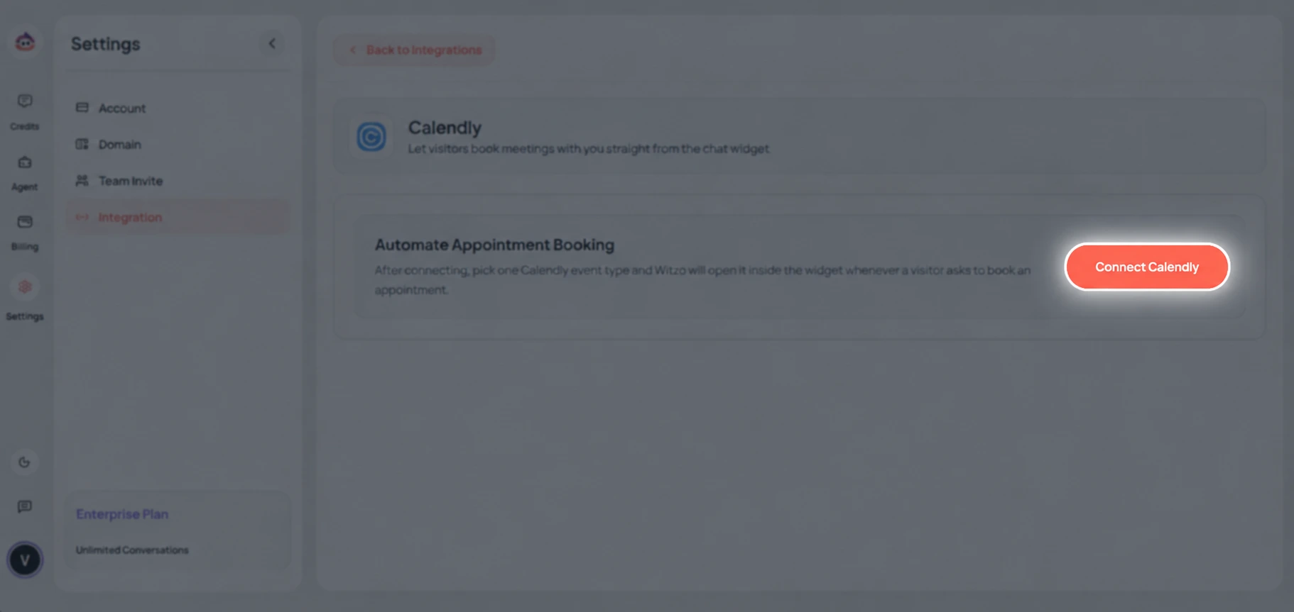 Click to zoom Screenshot for step 2: Connect Calendly