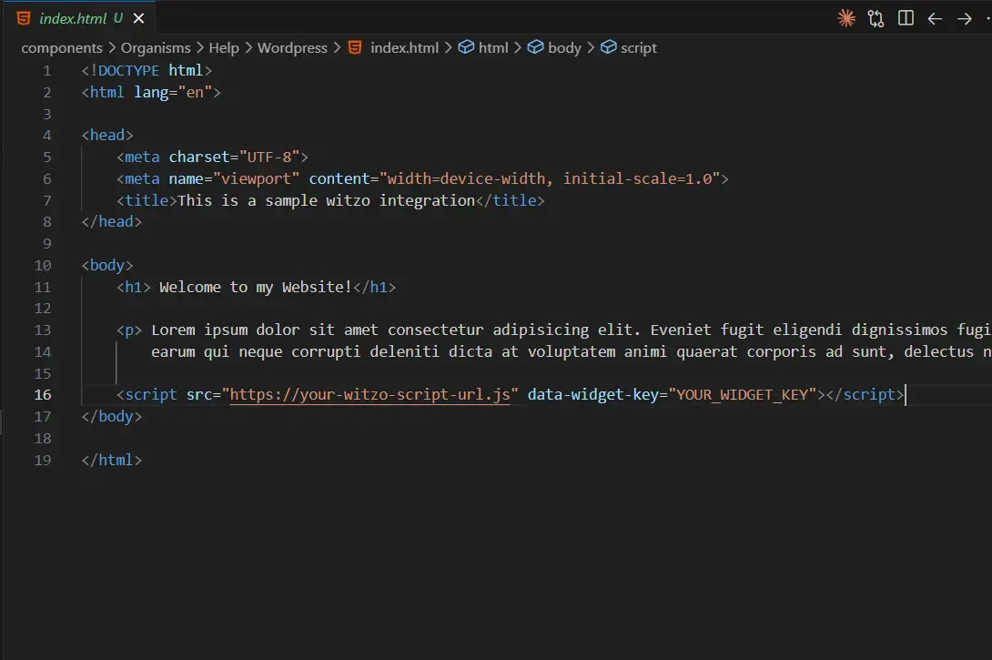 Click to zoom Custom Sites script placement