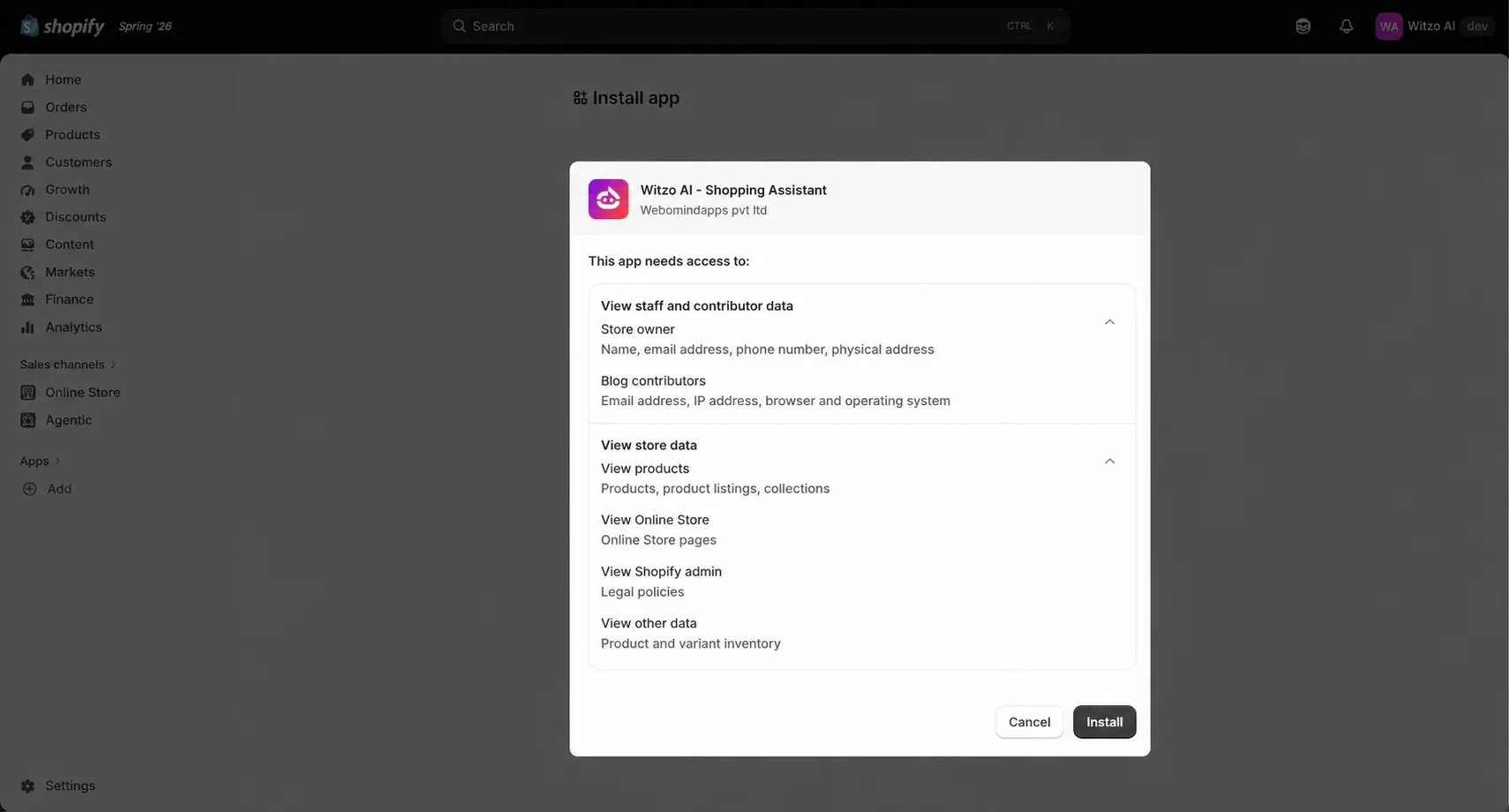 Click to zoom Install the Witzo App