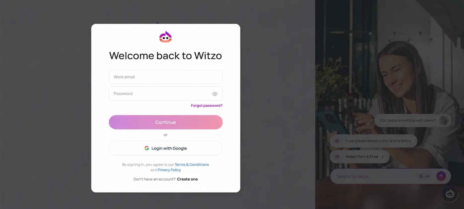 Click to zoom Login with Your Credentials