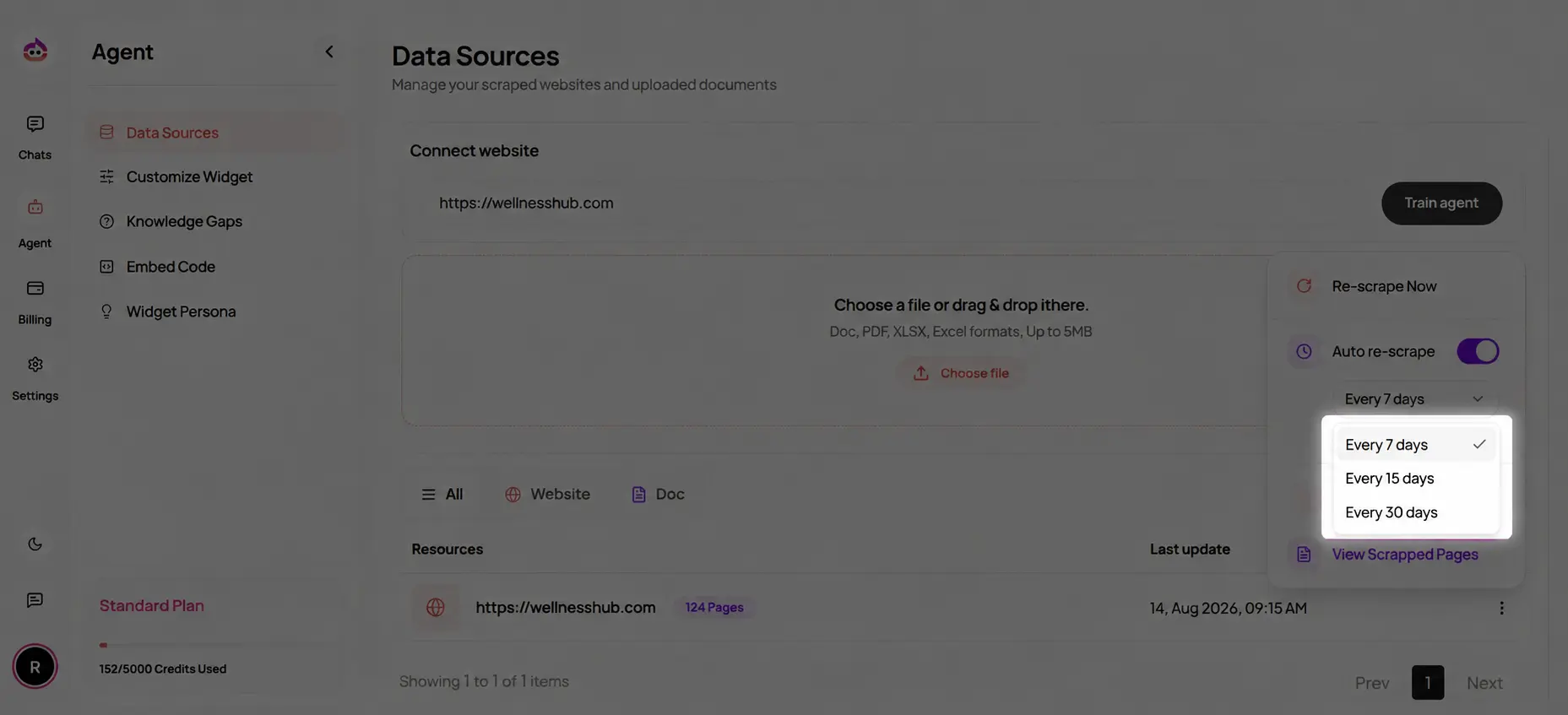 Click to zoom Screenshot for step 2: Choose a Scrape Interval