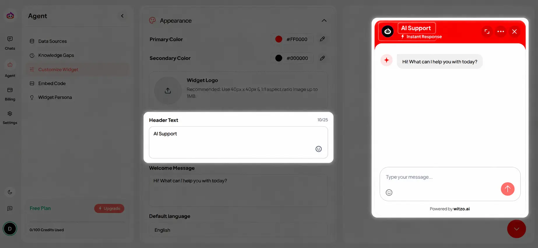 Click to zoom Set the Assistant Name